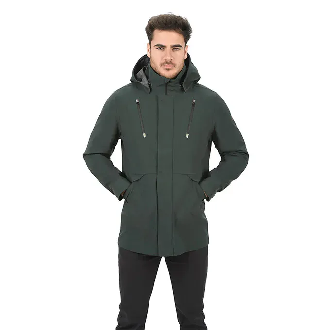 Ulterior waterproof hardshell jacket front view