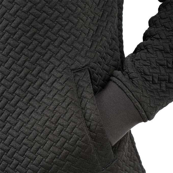 Ulterior Quilted Bomber Jacket - Black Melange